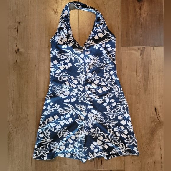 Vintage Tropical Romper | Size S - Picture 3 of 5